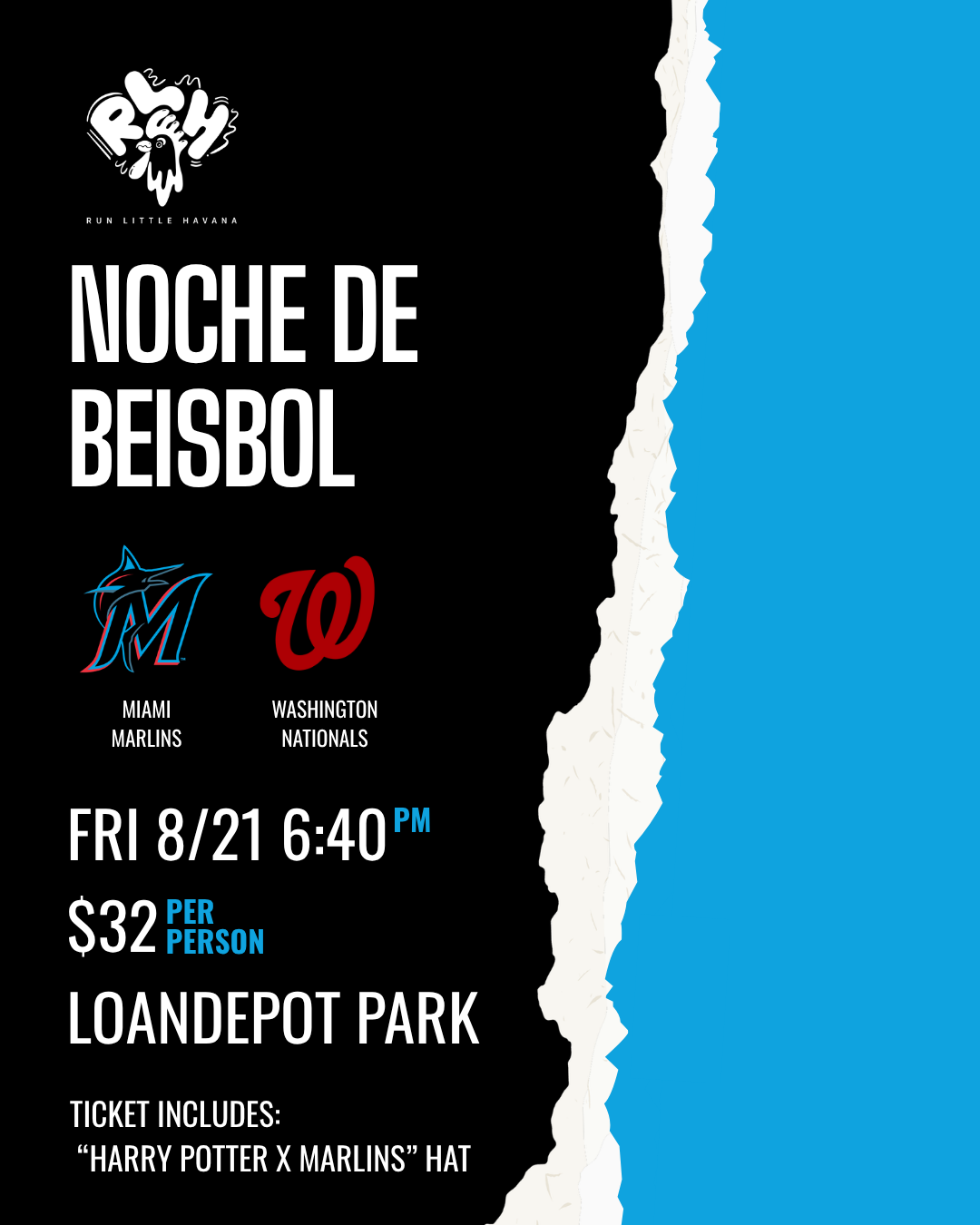 Run Little Havana x Miami Marlins — Harry Potter Night — Ticket Reserve