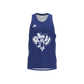 RLH ADIZERO MEN'S SINGLET - SOLID BLUE