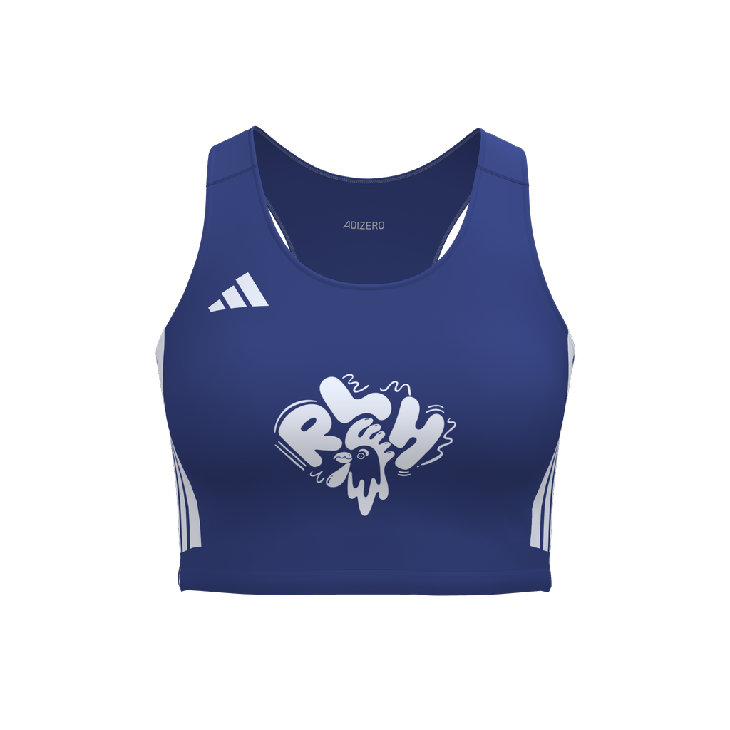 RLH ADIZERO WOMEN'S CROPTOP - SOLID BLUE