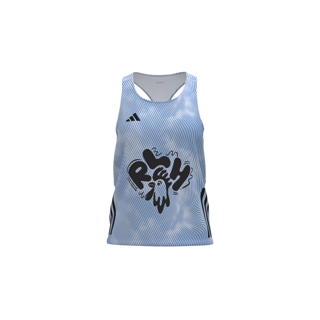 RLH ADIZERO WOMEN'S SINGLET - STRIPED