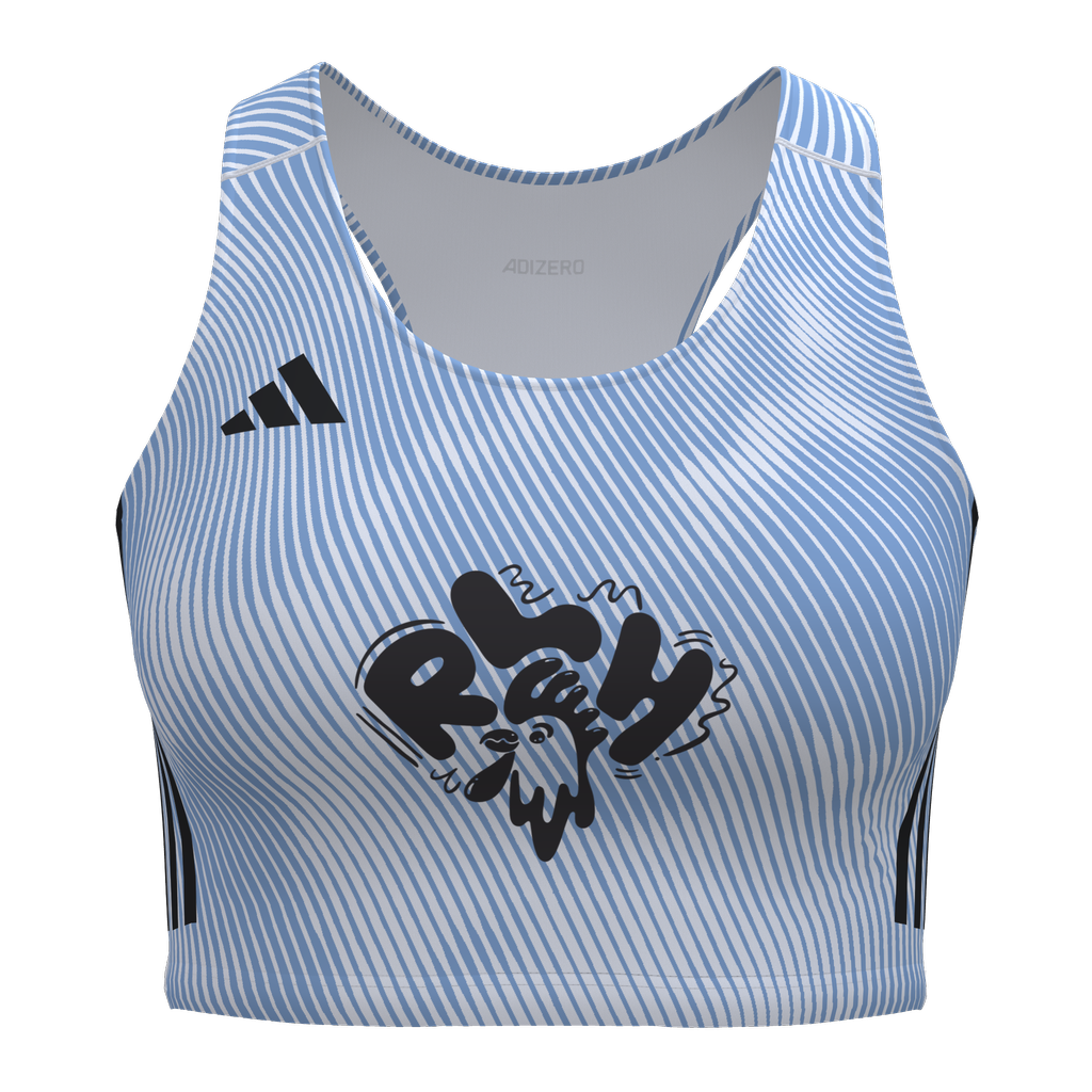 RLH ADIZERO WOMEN'S CROPTOP - STRIPED