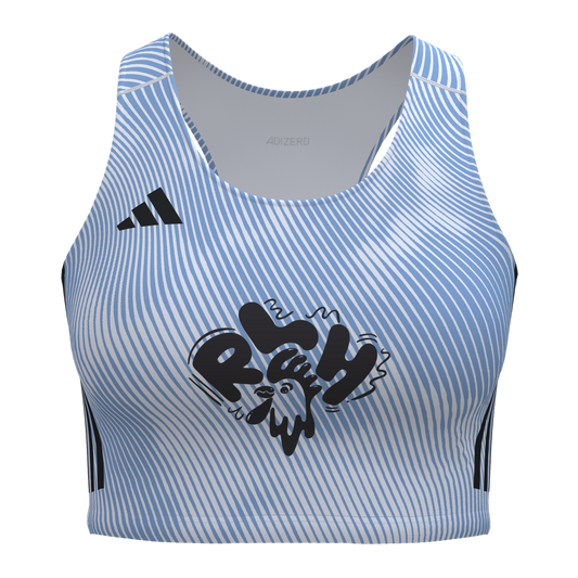 RLH ADIZERO WOMEN'S CROPTOP - STRIPED