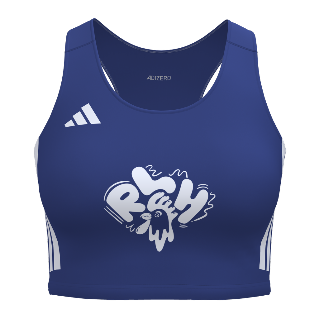 RLH ADIZERO WOMEN'S CROPTOP - SOLID BLUE