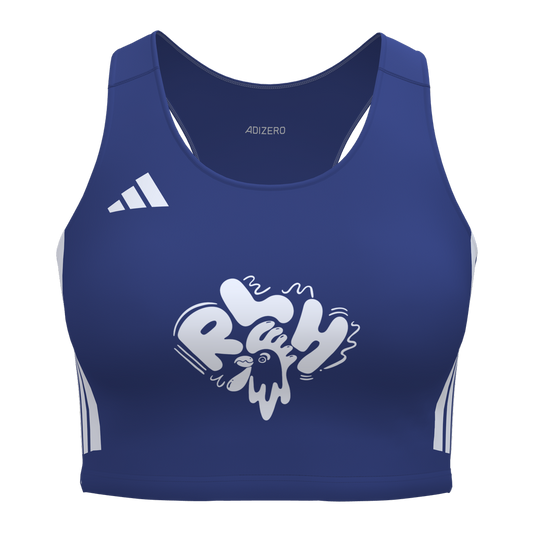 RLH ADIZERO WOMEN'S CROPTOP - SOLID BLUE