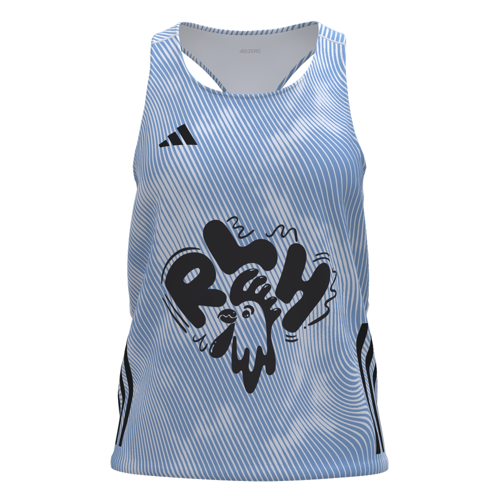 RLH ADIZERO WOMEN'S SINGLET - STRIPED
