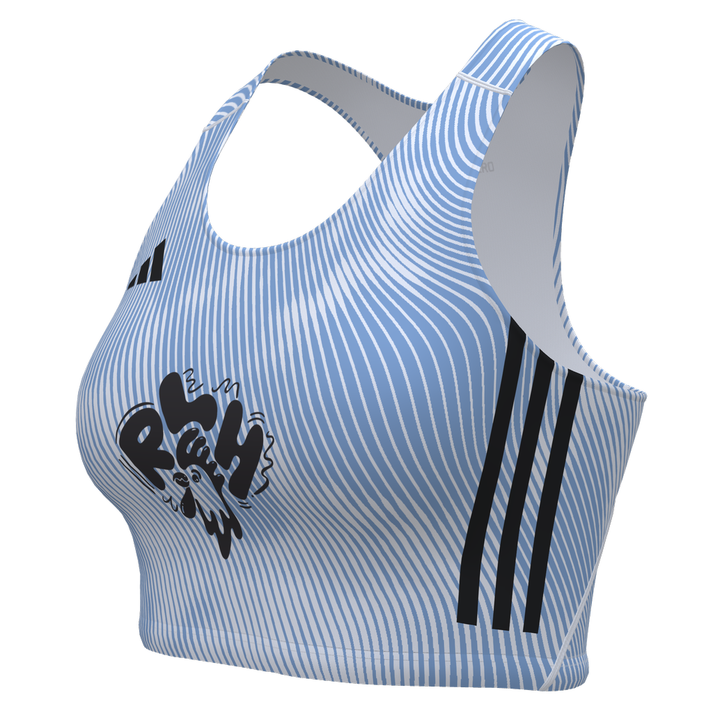 RLH ADIZERO WOMEN'S CROPTOP - STRIPED