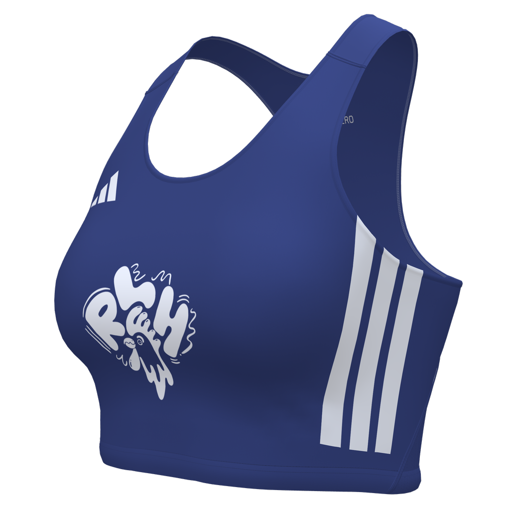 RLH ADIZERO WOMEN'S CROPTOP - SOLID BLUE