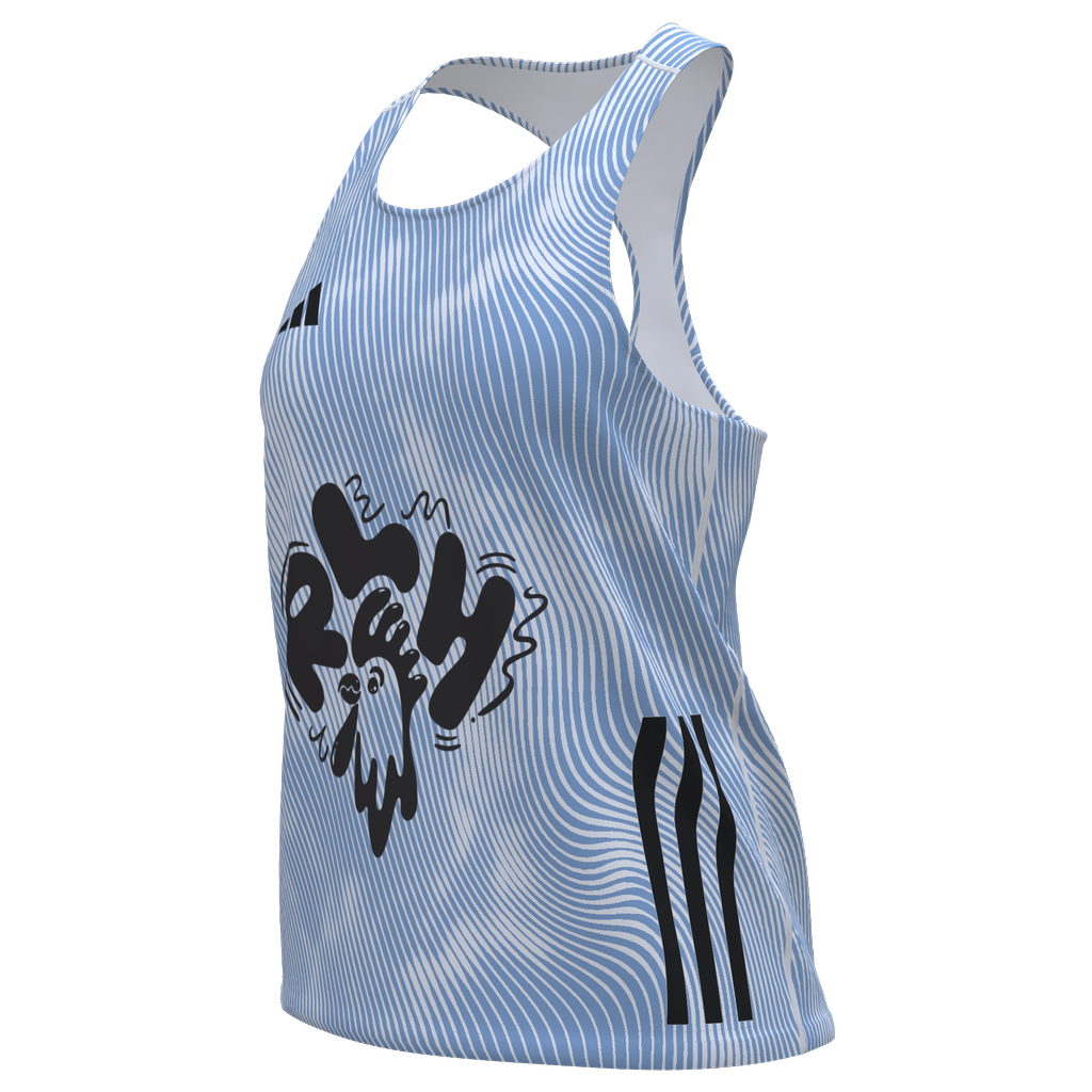 RLH ADIZERO WOMEN'S SINGLET - STRIPED