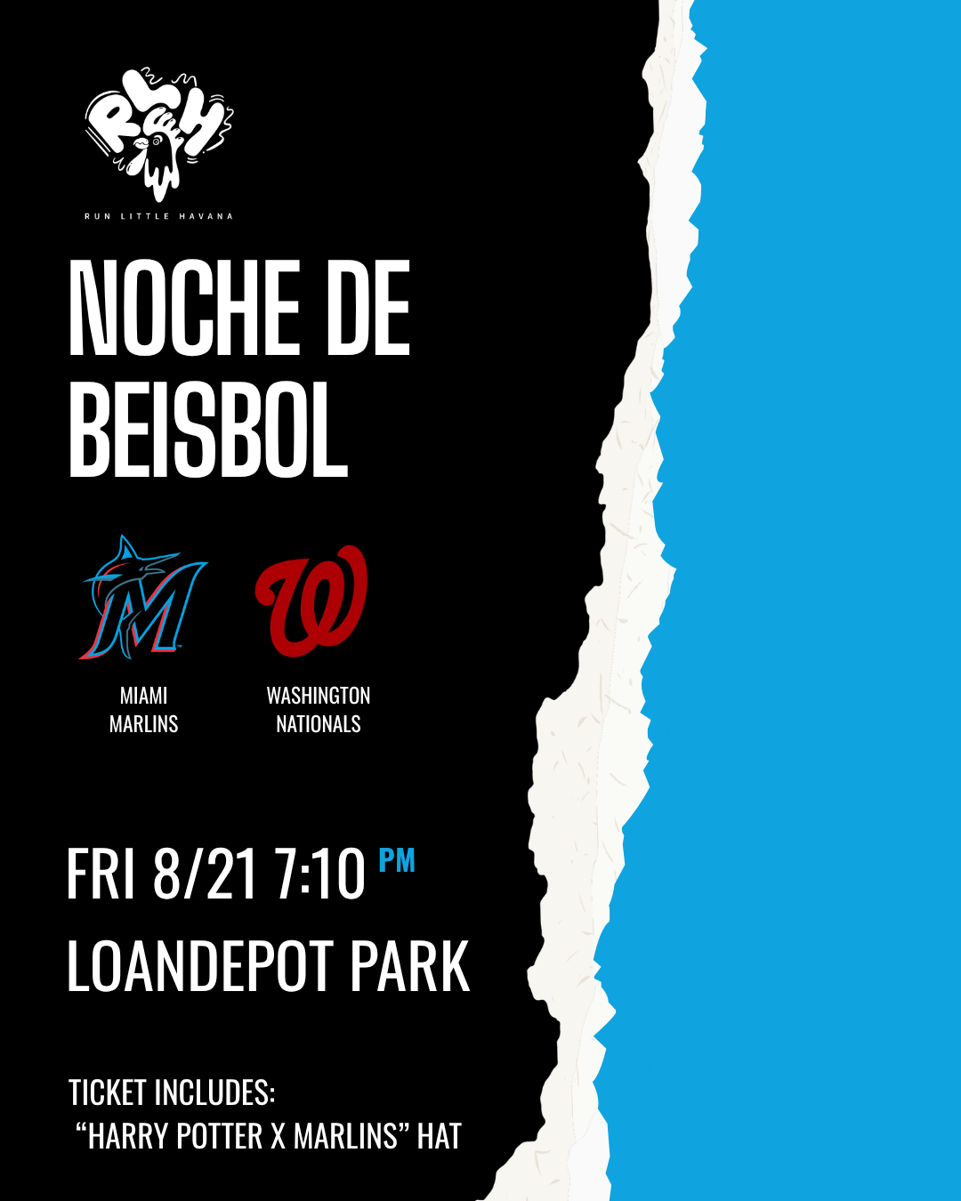 Run Little Havana x Miami Marlins — Harry Potter Night — Ticket Reserve